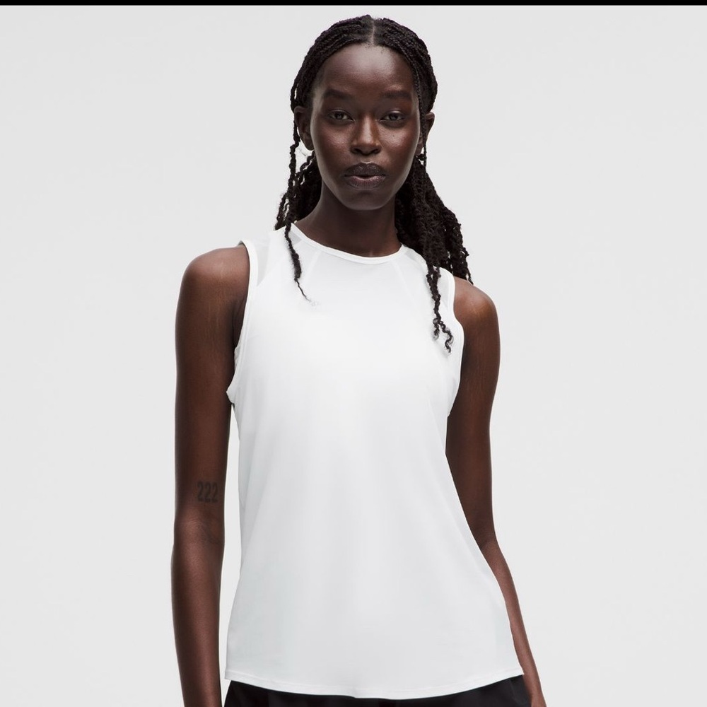 Lululemon Athletica White Sculpt Tank Top